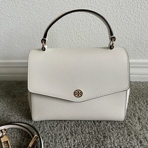 Tory Burch Robinson top handle satchel crossbody